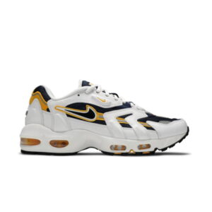 Nike Air Max 96 2 Goldenrod sneakers White/Black/Midnight Navy CZ1921 100