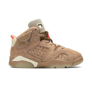 Travis Scott x Air Jordan 6 Retro PS British Khaki Sneakers DH0693 200