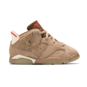 Travis Scott x Air Jordan 6 Retro TD British Khaki Sneakers DH0692 200