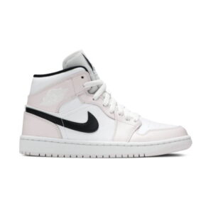 Wmns Air Jordan 1 Mid Barely Rose Sneakers Green BQ6472 500