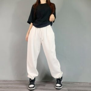 Sweatpants 2020 Hip-hop Style Sweatpants Monochromatic White/Black white, black HH008