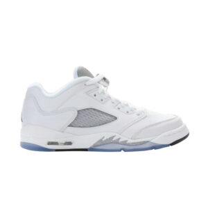 Air Jordan 5 Low GS White Wolf Gray Orange 819172 122