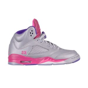 Air Jordan 5 Retro GS Cement Gray Pink 440892 009