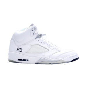 Air Jordan 5 Retro+ White Metallic 2000 Sneakers 136045 101