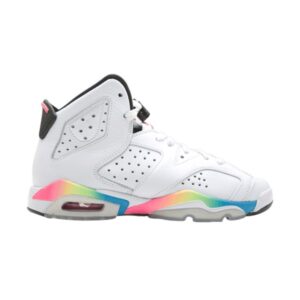 Air Jordan 6 Retro GS Pink Flash Sneakers 384665 103