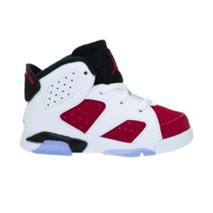 Air Jordan 6 Toddler Carmine Sneakers 384667 160