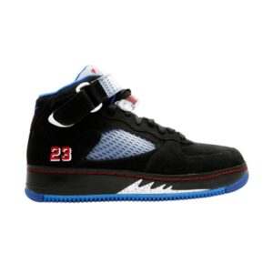 Air Jordan Fusion 5 Black Blue Ribbon Varsity Red 318608 061