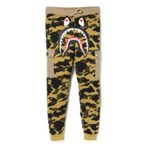 Sweatpants BAPE 1st Camo Shark Slim Sweat Cargo Pants Yellow yellow 243534