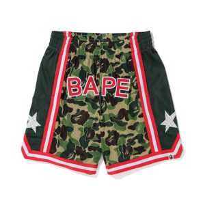 BAPE ABC Basketball Shorts Green green 244090