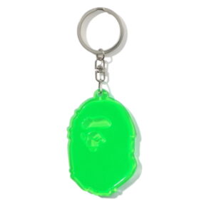 Keychain BAPE Ape Head Reflective Keychain Green green 244739