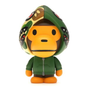 Collectible Figurine BAPE Baby Milo Shark Hoodie Vinyl Toy Green green 241061