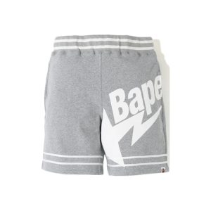 Sports shorts BAPE Bapesta Shorts Gray Black 243605