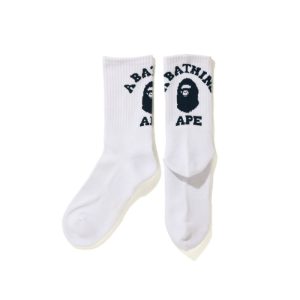 Sports socks BAPE College Socks White/Navy white/navy 244792