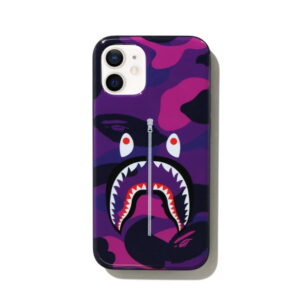 Protective case BAPE Color Camo Shark iPhone 12 Mini Case Purple violet 240896