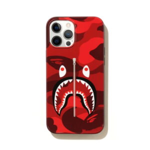 Protective case BAPE Color Camo Shark iPhone 12 Pro Max Case Red red 244217