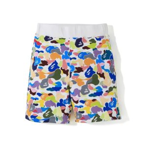 Sports shorts BAPE Multi Camo Sweat Shorts White white 244099