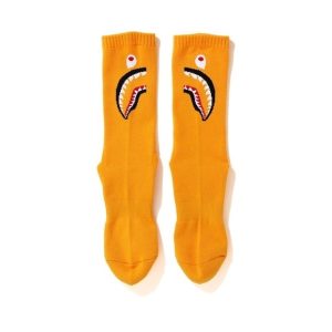 Sports socks BAPE Shark Socks (FW20) Orange orange 243068