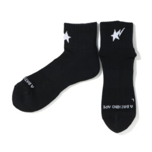 Sports socks BAPE Sta Ankle Socks Black black 243478