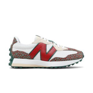 Casablanca x New Balance 327 Red Monogram Sneakers MS327CAA