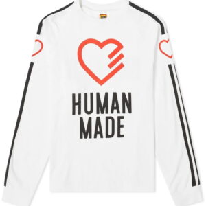 HUMAN MADE Heart Long Sleeve T-Shirt Black 229791