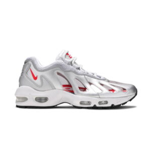 Supreme x Nike Air Max 96 Metallic Silver White CV7652 001