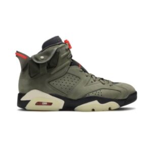 Travis Scott x Air Jordan 6 Retro Olive Friends & Family Sneakers CN1084 200 FF