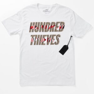 100 Thieves Glitch Tee White Black 262047