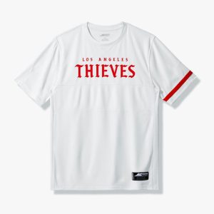 T-Shirt 100 Thieves LA Thieves Official Away Jersey White Grey 259934