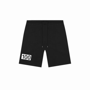 Sports shorts 100 Thieves Numbers Fleece Short Black Black 260666