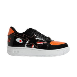 Sneakers A Bathing Ape Bapesta Mad Shark Black Orange 1H30191005 BLK