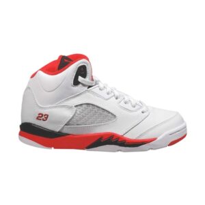 Air Jordan 5 Retro PS White Fire Red 135346 162