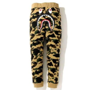 Sweatpants BAPE 1St Camo Shark Slim Sweatpants Yellow/Black Yellow/Black 247464