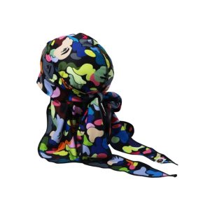 Durag BAPE A Bathing Ape Multi Camo Du-Rag Black Tang 251573