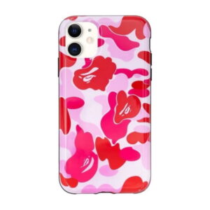 Protective case BAPE ABC Camo iPhone 11 Case Pink Black 250448