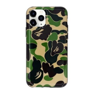 Protective case BAPE ABC Camo iPhone 11 Pro Case Green Black 251570