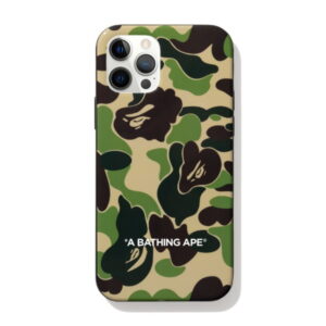 Protective case BAPE ABC Camo iPhone 12 PRO MAX Case Green Red 249426