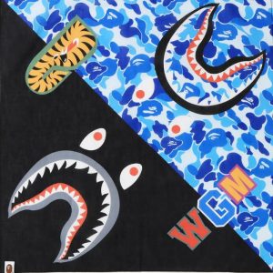 Bandana BAPE ABC Shark Bandana Blue Blue 246855