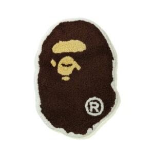 Rug BAPE Ape Head Rug Brown Black 249485