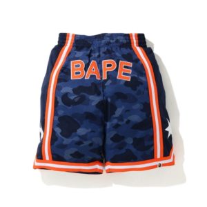 BAPE Color Camo Wide Basketball Shorts Navy Black 245760