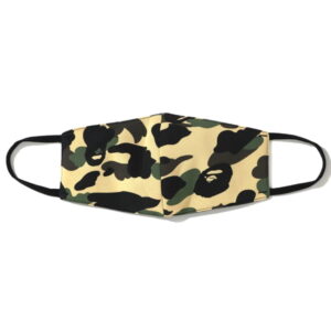 BAPE Full 1st Camo Mask Yellow Cream 249470