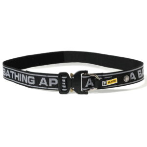 BAPE Logo Belt Black Pink 251523