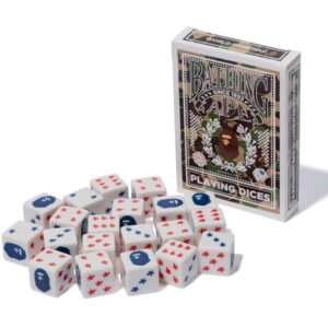 BAPE Playing Dice Multi Cream 249651