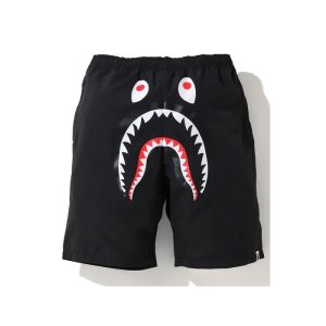 Sports shorts BAPE Shark Beach Shorts (SS20) Black Black 247093