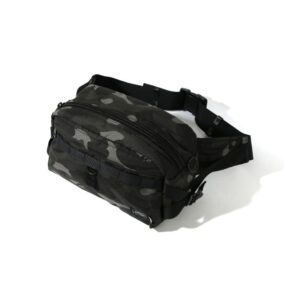 BAPE x Porter Color Camo Waist Bag Black Grey 249445