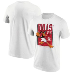 Chicago Bulls Fanatics Branded Space Jam Tune Squad Daffy Duck T-Shirt – Mens White 254075