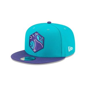 New Era Charlotte Hornets 9FIFTY 2021 Draft Edition NBA Snapback Hat Turquoise 262147