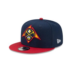 New Era Denver Nuggets 9FIFTY 2021 Draft Edition NBA Snapback Hat Navy 262213