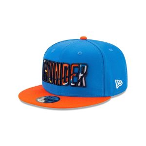 New Era Oklahoma City Thunder 9FIFTY 2021 Draft Edition NBA Snapback Hat Blue 262092