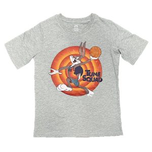 Outerstuff Bugs Bunny Tune Squad Space Jam 2 Name & Number Youth T-Shirt Gray 257010