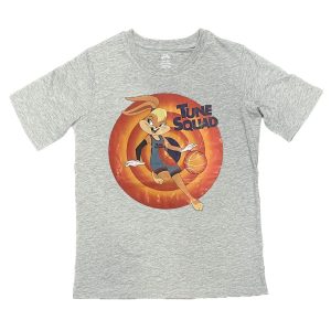 Outerstuff Lola Bunny Tune Squad Space Jam 2 Name & Number Youth T-Shirt Basketball T-Shirt Gray 256933